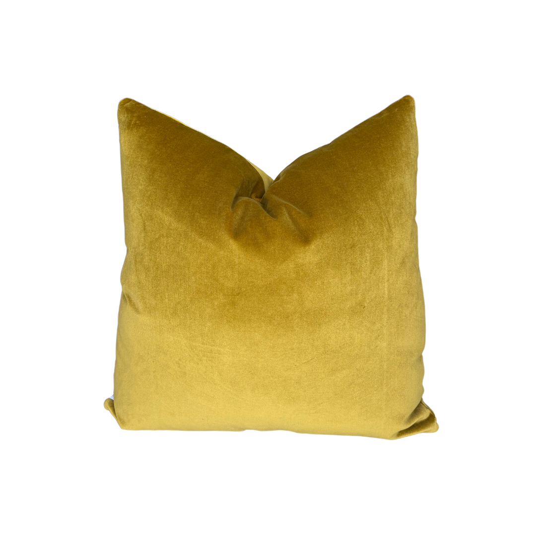 Chartreuse Velvet Pillow