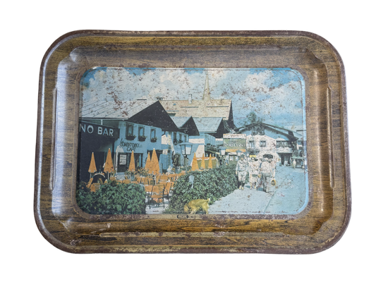 Distressed Metal Tray