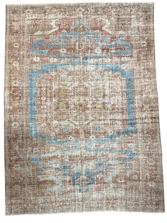 Vintage Multi Color Large Rug