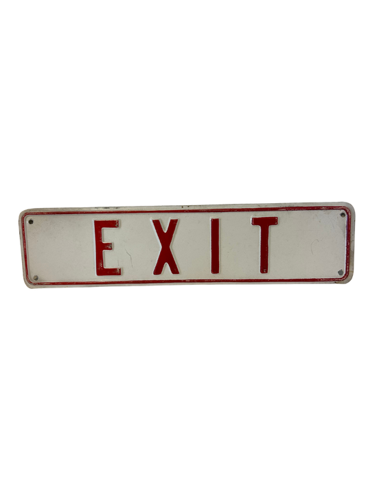 Vintage Exit Sign