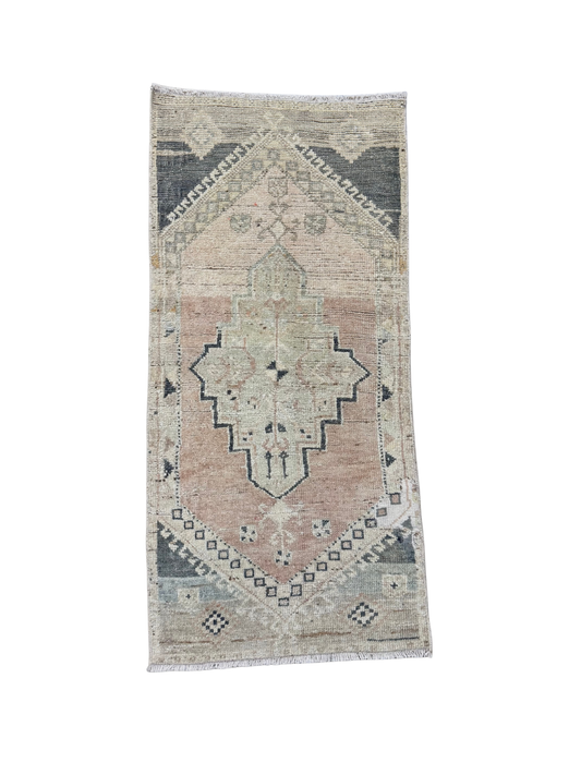 Vintage Small Neutral Rug