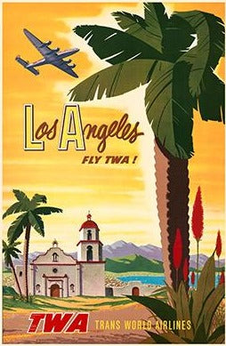Los Angeles TWA Poster