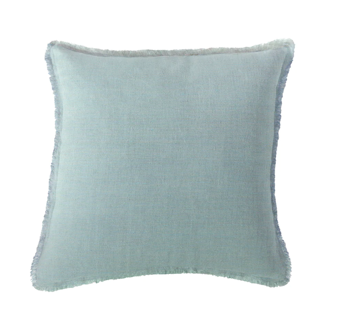 Blue + Beige Cross-dye Linen Pillow