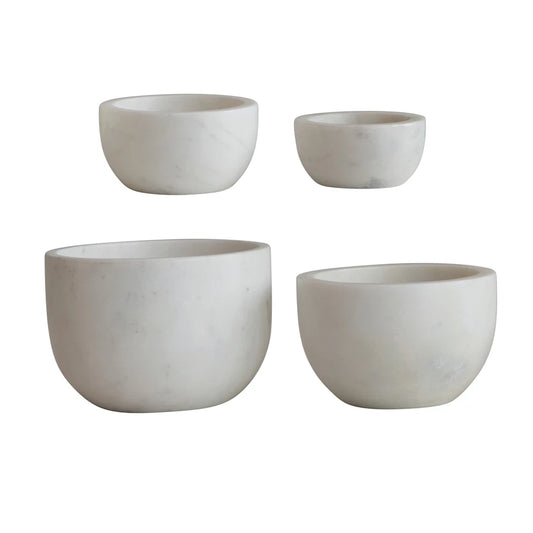 Marble Pinch Bowl Set