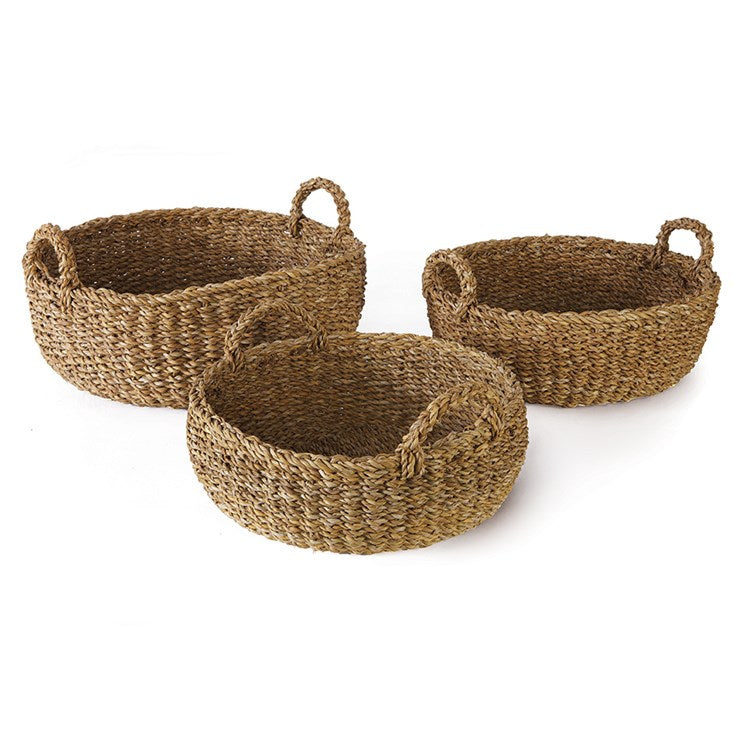 Seagrass Shallow Baskets